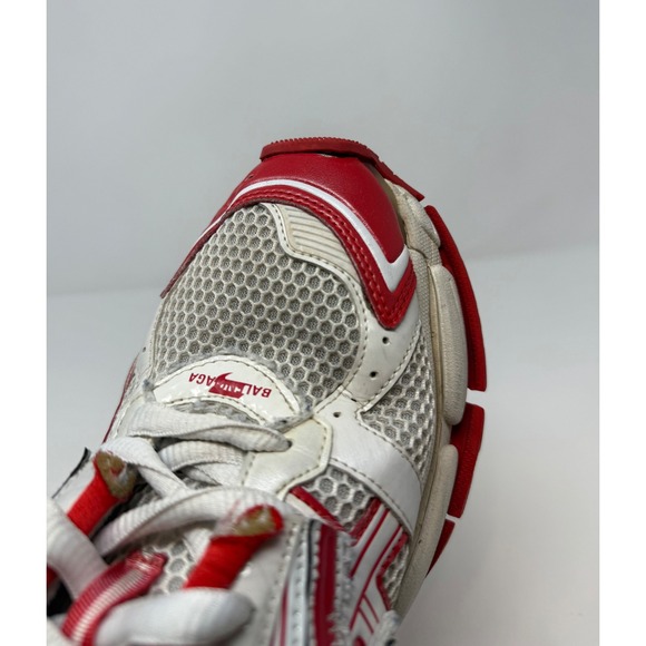 Balenciaga Runner Sneaker Red/White Size 12 US 45 EU - Picture 10 of 10
